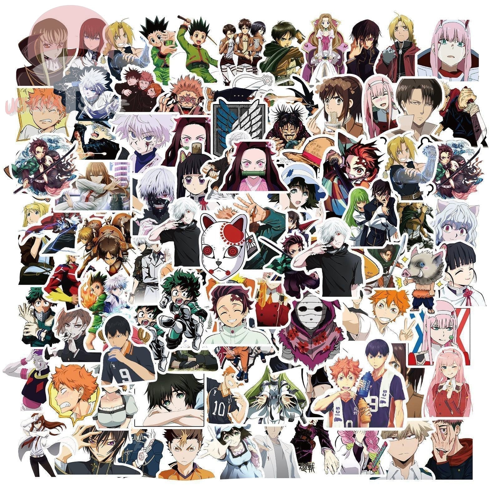 100PCS Mix Anime Sticker