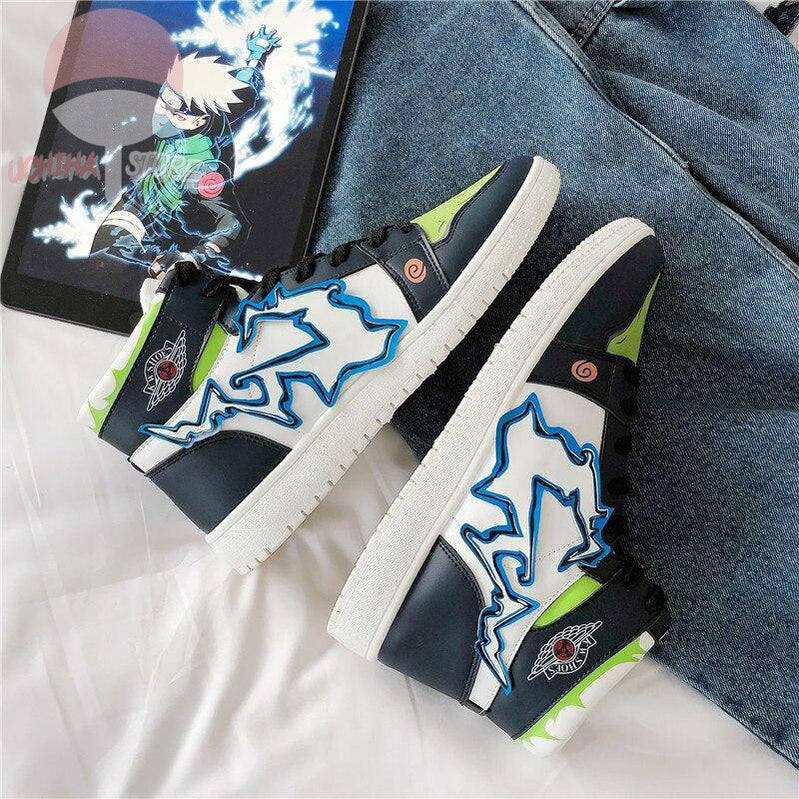 Kakashi Lightning x Mid-Top Sneakers - Uchiha Store