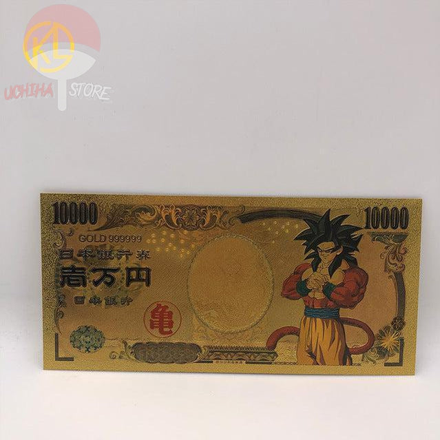 Dragon Ball Gold plastic Banknote