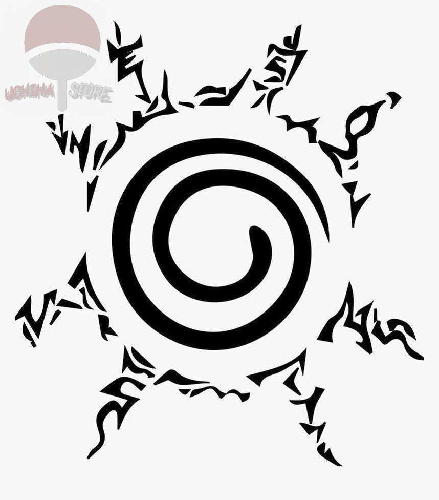 9 Tails Seal Temporary Tattoo