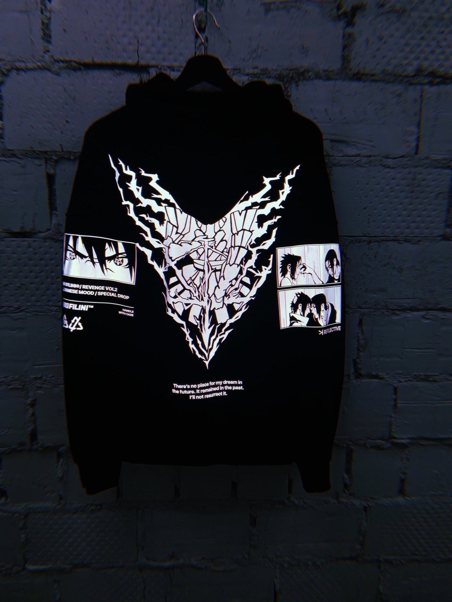 Sasuke Uchiha Black/White Hoodie