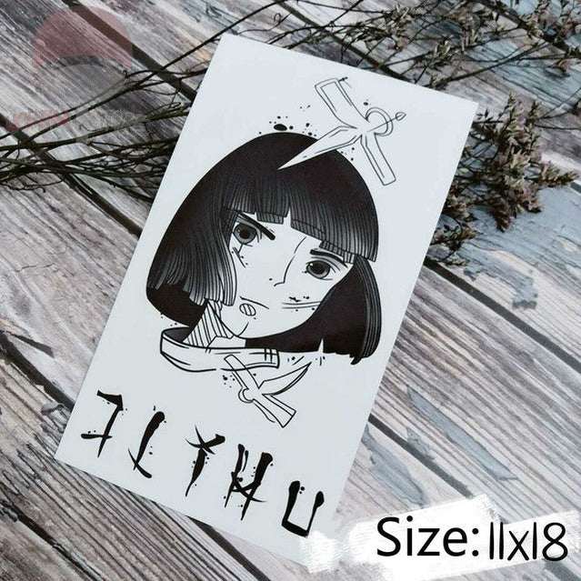 Anime Temporary Tattoos
