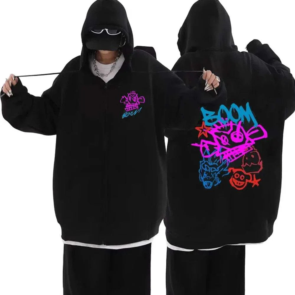 Arcane Jinx Graffiti Hoodie