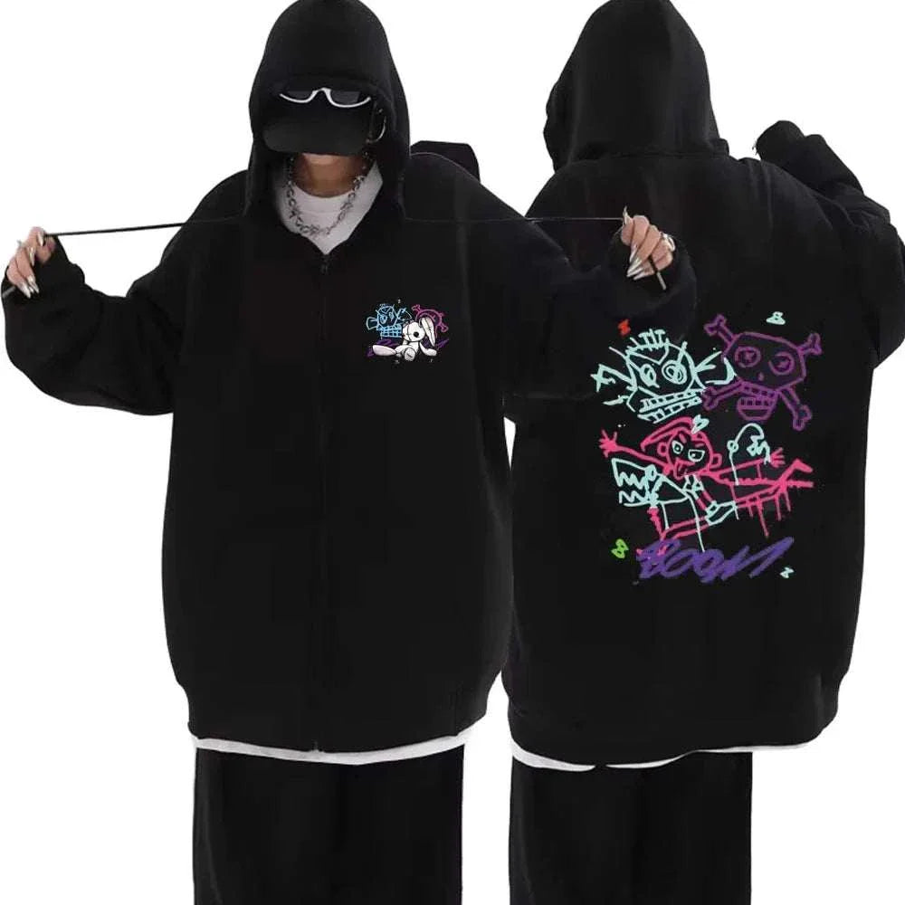 Arcane Jinx Graffiti Hoodie