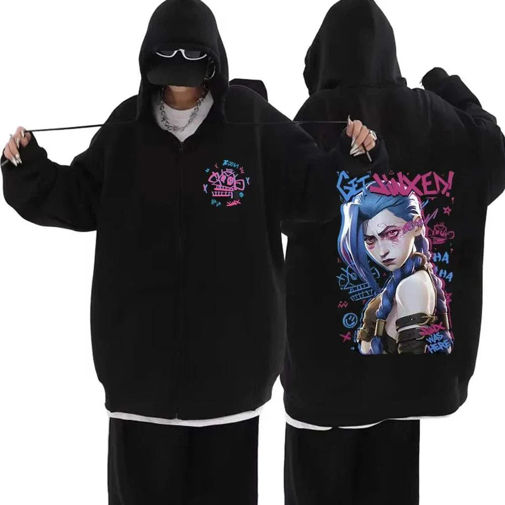 Arcane Jinx Graffiti Hoodie