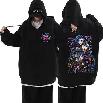 Arcane Jinx Graffiti Hoodie