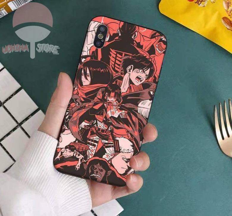 Attack on Titan Red iPhone Case