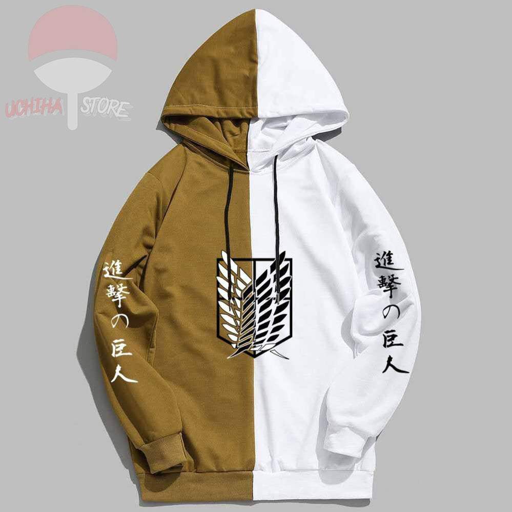 Attack on Titan Split Color Hoodie