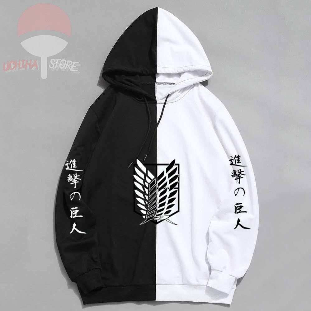 Attack on Titan Split Color Hoodie