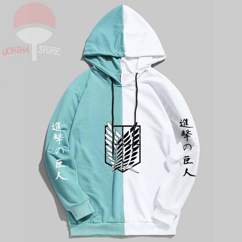 Attack on Titan Split Color Hoodie