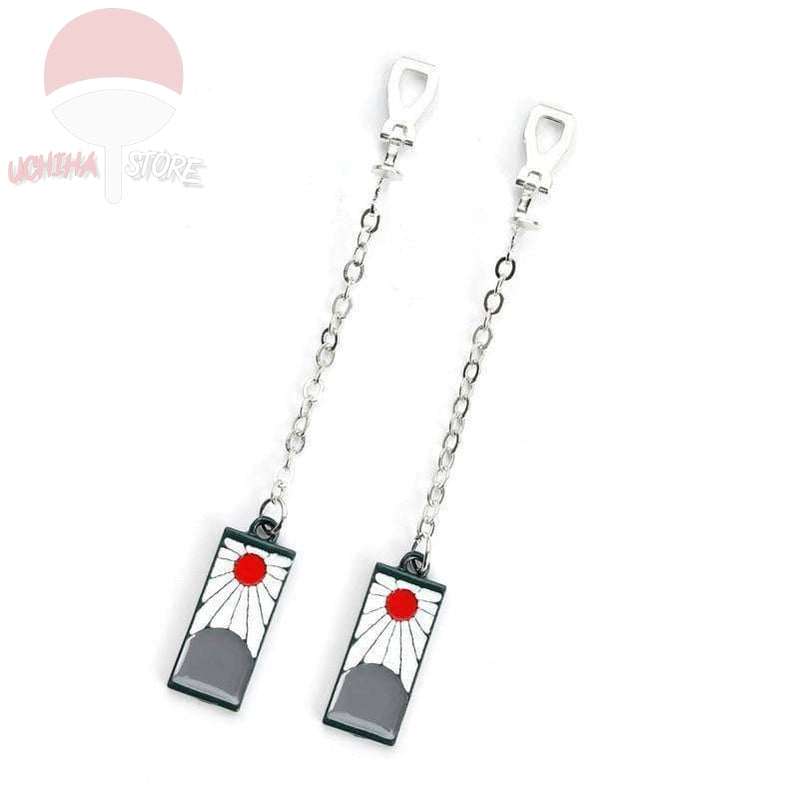 Demon Slayer Necklace/Earrings/Keychain