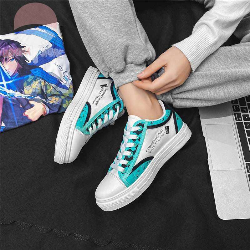 Demon Slayer Water Skill x Low-Top
