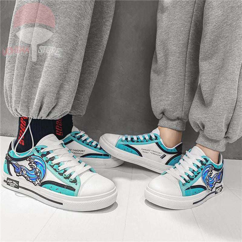 Demon Slayer Water Skill x Low-Top