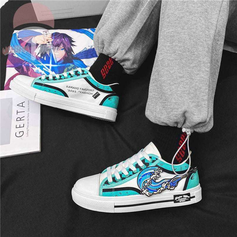 Demon Slayer Water Skill x Low-Top