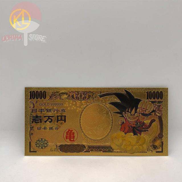 Dragon Ball Gold plastic Banknote
