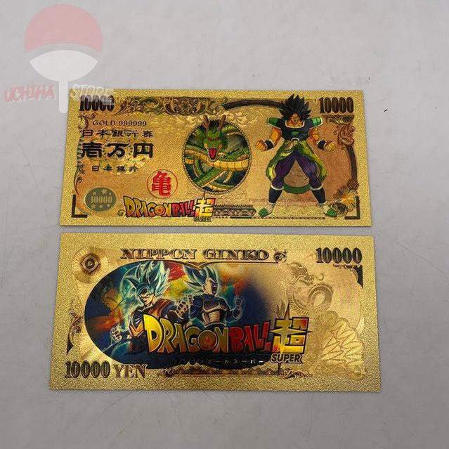 Dragon Ball Gold plastic Banknote