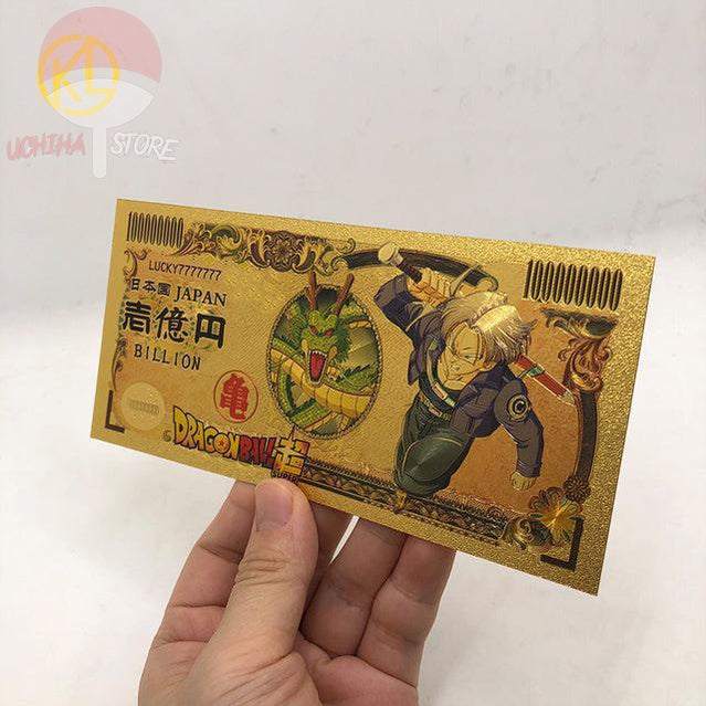 Dragon Ball Gold plastic Banknote