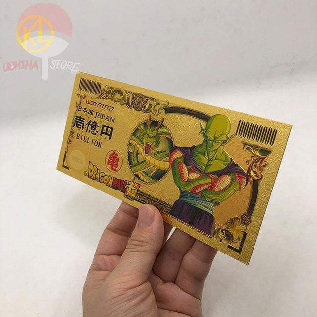 Dragon Ball Gold plastic Banknote