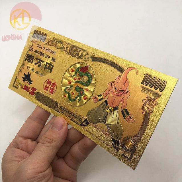 Dragon Ball Gold plastic Banknote