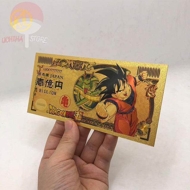 Dragon Ball Gold plastic Banknote