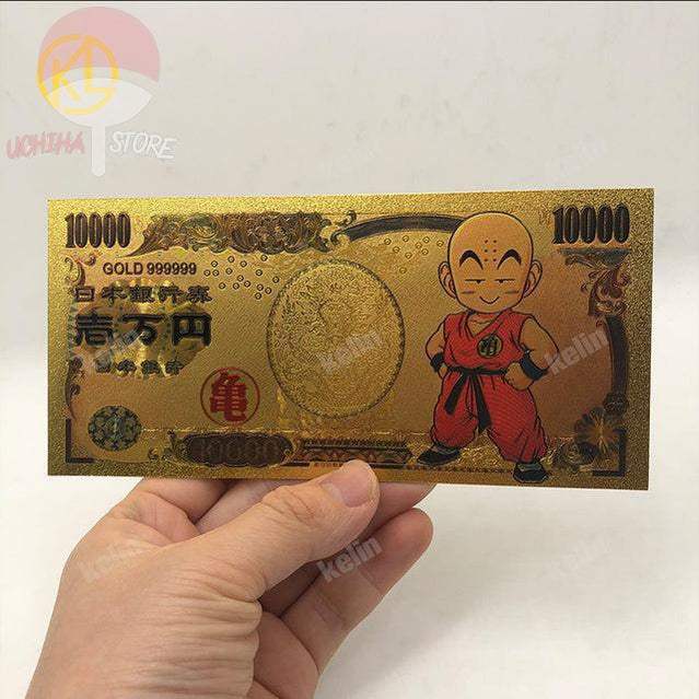 Dragon Ball Gold plastic Banknote