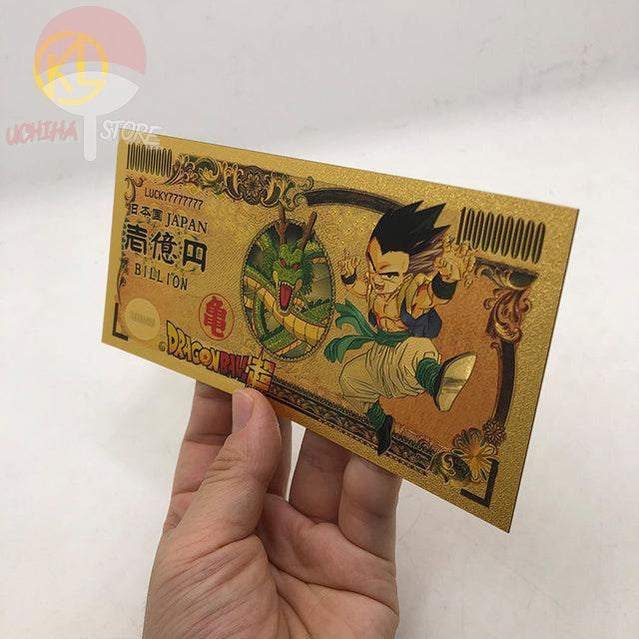 Dragon Ball Gold plastic Banknote