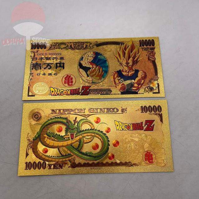 Dragon Ball Gold plastic Banknote