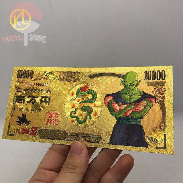 Dragon Ball Gold plastic Banknote
