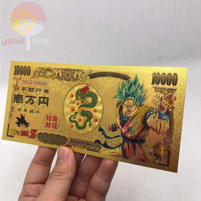 Dragon Ball Gold plastic Banknote