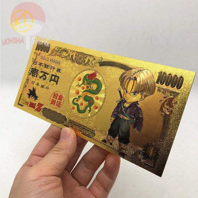 Dragon Ball Gold plastic Banknote
