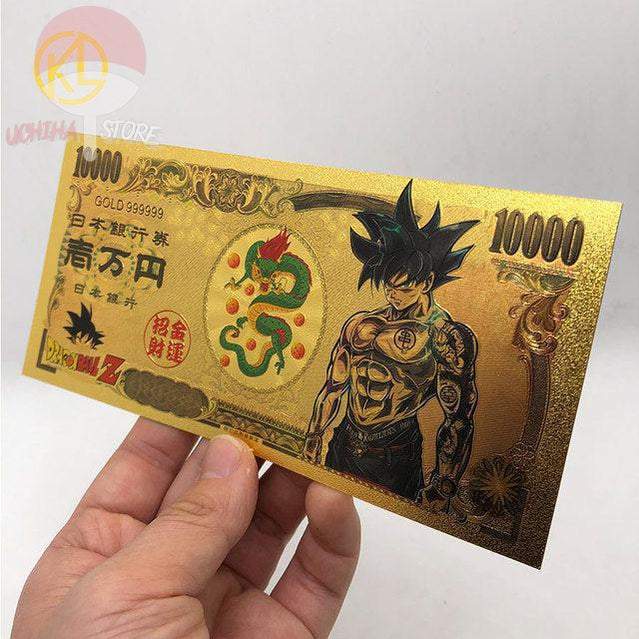Dragon Ball Gold plastic Banknote