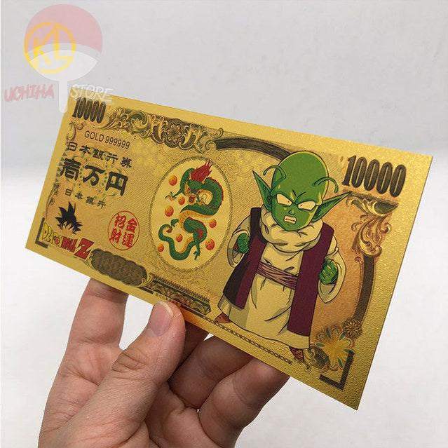 Dragon Ball Gold plastic Banknote
