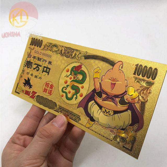 Dragon Ball Gold plastic Banknote