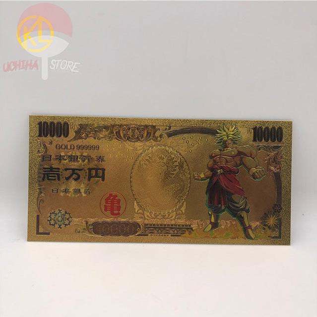 Dragon Ball Gold plastic Banknote