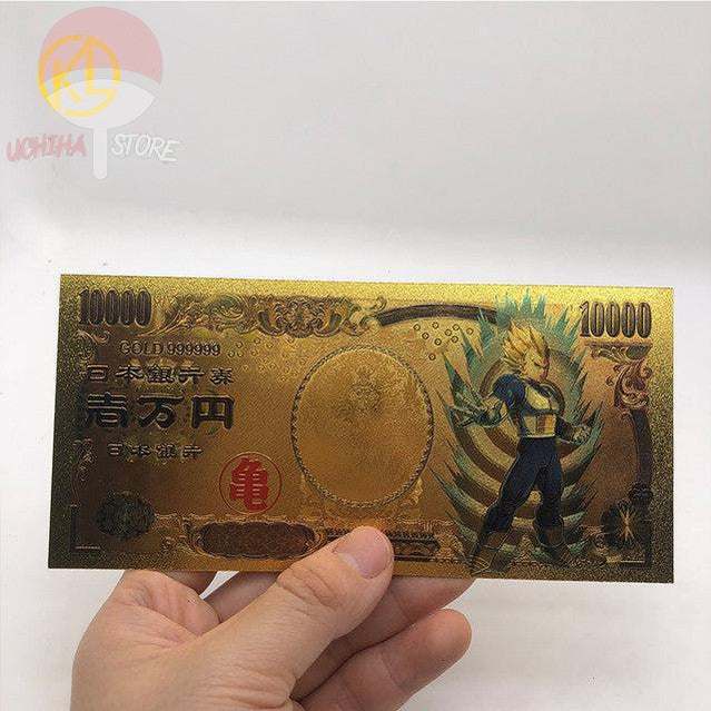 Dragon Ball Gold plastic Banknote