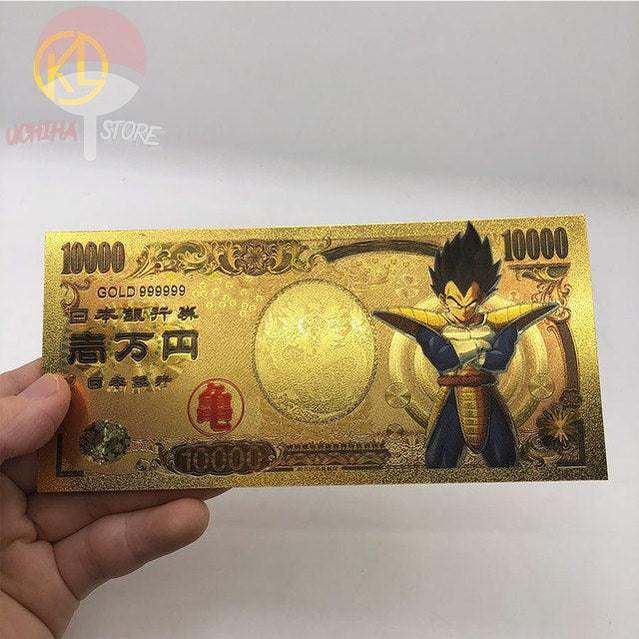 Dragon Ball Gold plastic Banknote