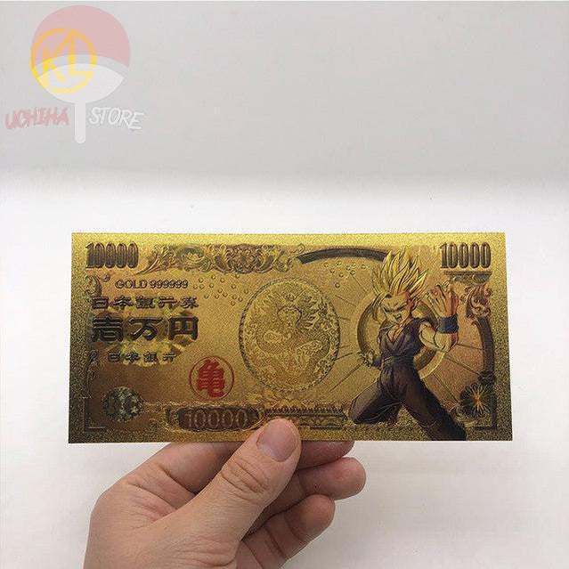 Dragon Ball Gold plastic Banknote