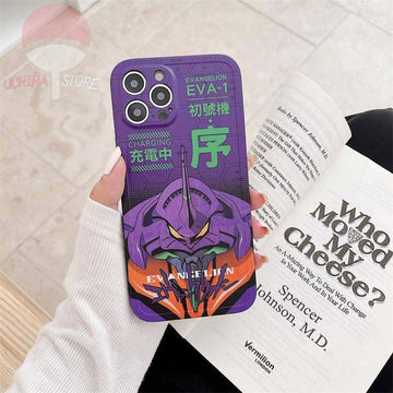 Evangelion Red/Purple iPhone Case