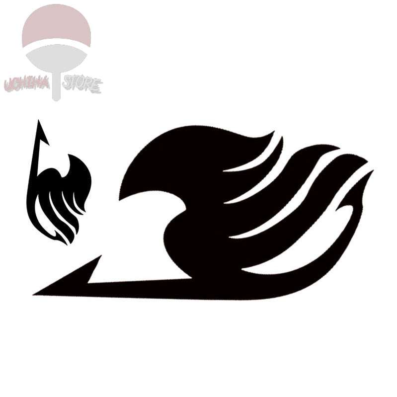 Fairy tail black temporary tattoo