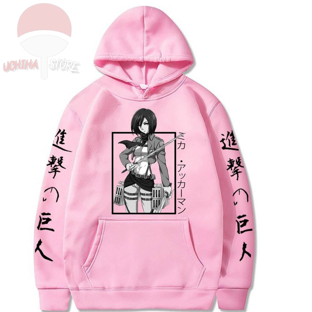 Mikasa Attack on Titan Hoodie - uchihasstores