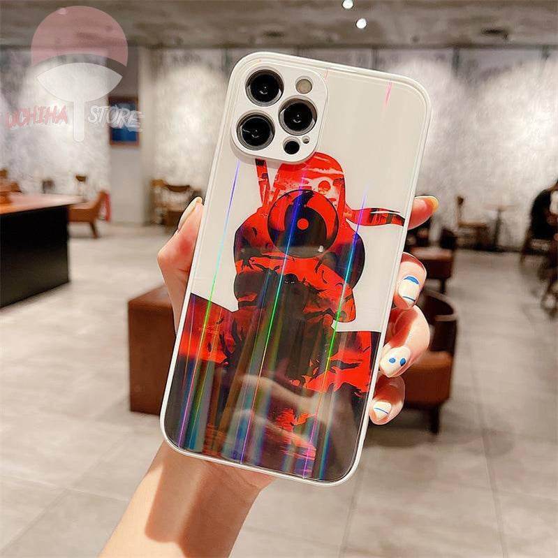 Itachi Uchiha Aurora Laser iPhone Case