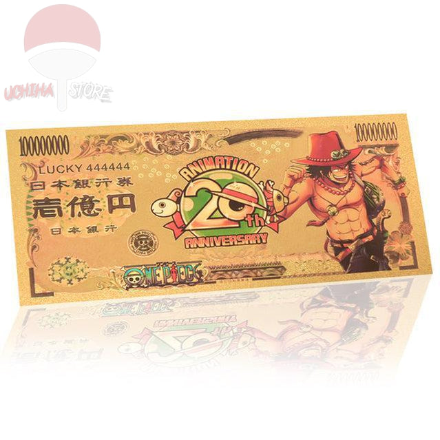 One Piece Gold Foil Banknote