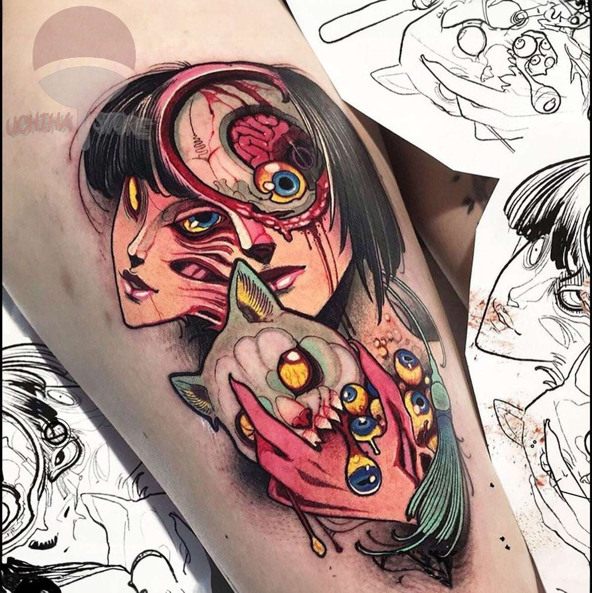 Japanese Evil Kawakami Tattoo