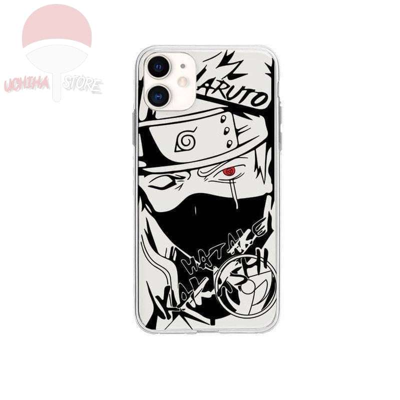 Kakashi Painted Black/White iPhone Case