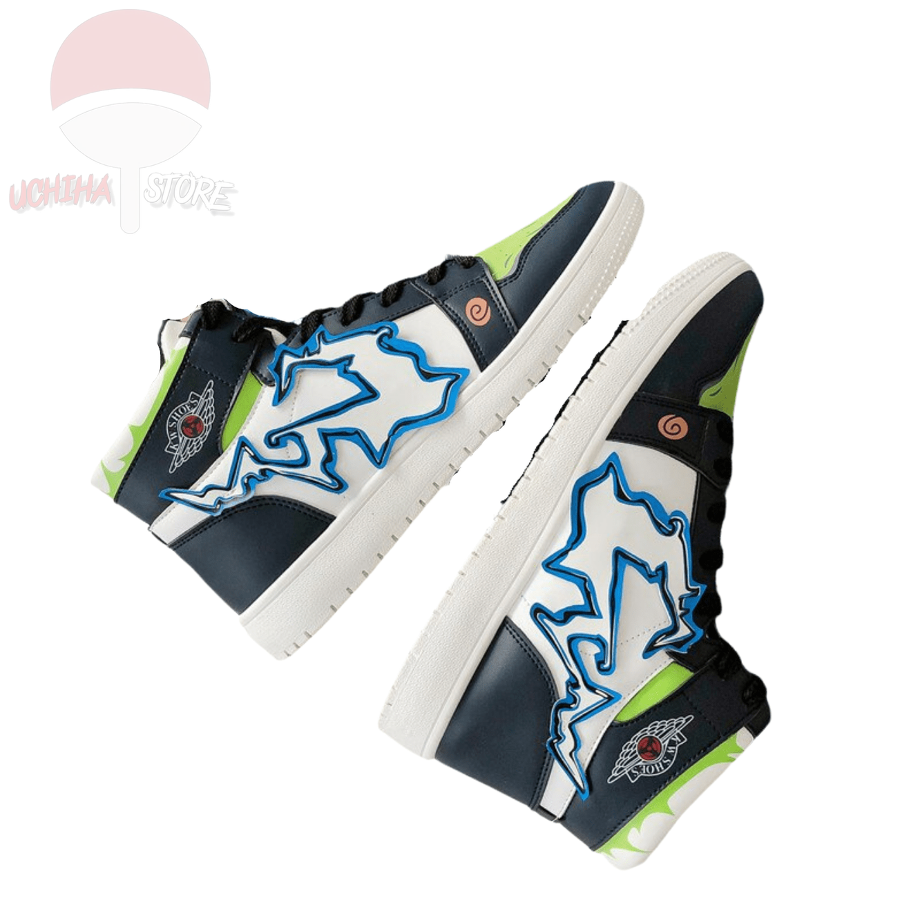 Kakashi Lightning x Mid-Top Sneakers - Uchiha Store