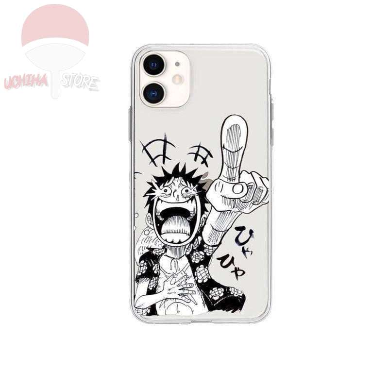 Laughing Luffy iPhone Case