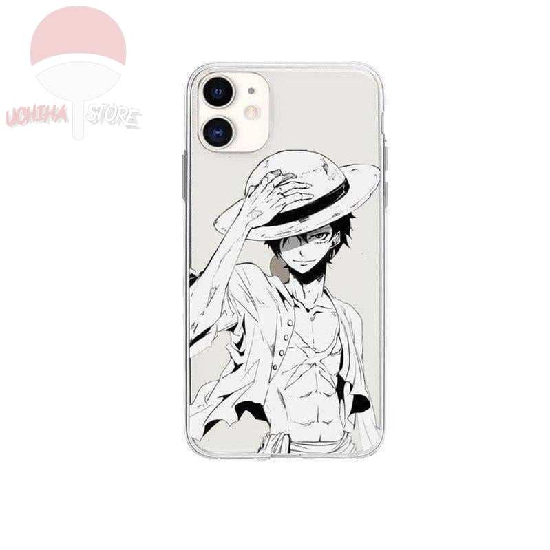 Luffy White iPhone Case