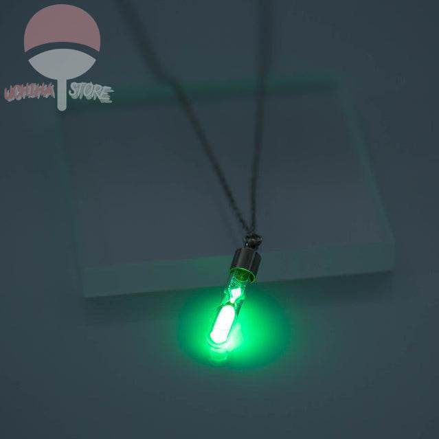 Naruto Firts Hokage Necklace Glowing in the Dark