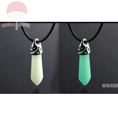 Naruto Firts Hokage Necklace Glowing in the Dark
