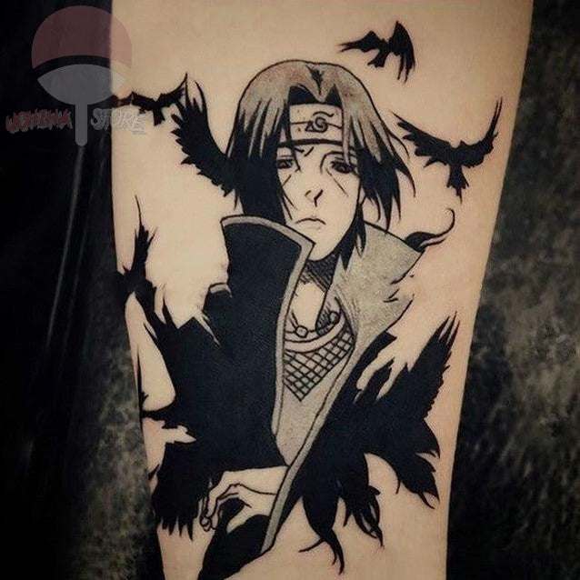 Naruto Itachi Temporary Tattoo